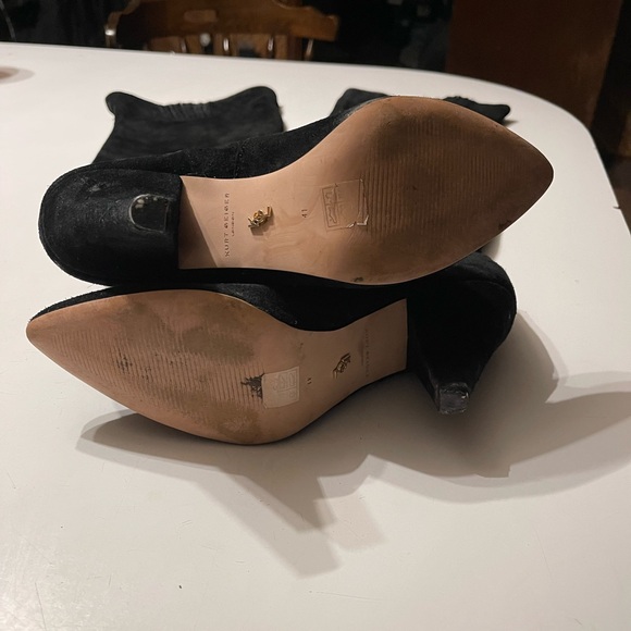 Kurt Geiger Women’s Size 10 (41) Black Suede Violet Over The Knee Boots - Picture 6 of 8